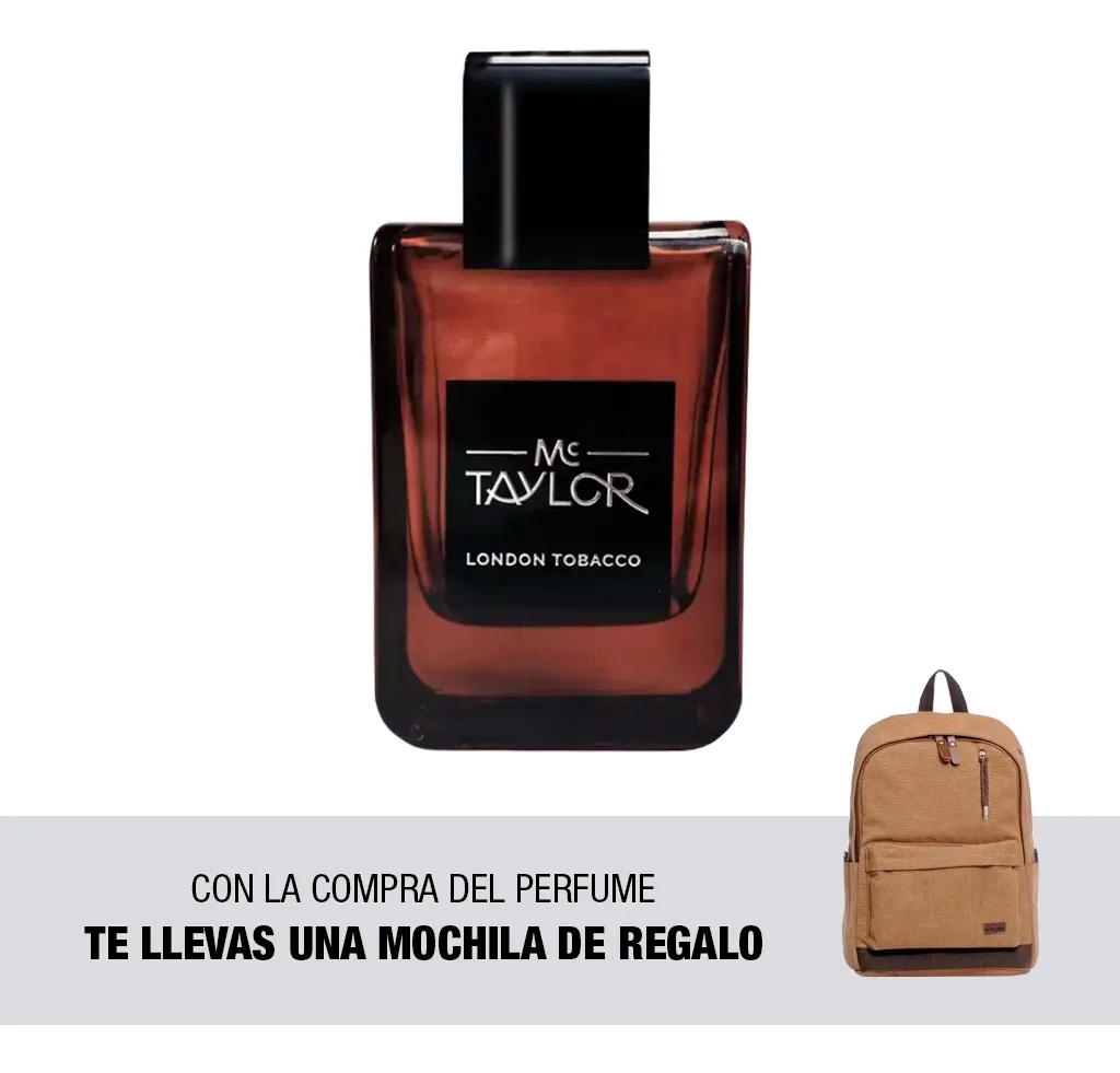 MC TAYLOR LOND/TOBACO EDT 100M + MCTAYLOR MOCHILA  OBS