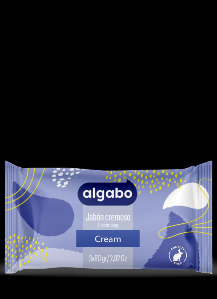 ALGABO JABON DE TOCADOR CREAM PACK 3X80grs.
