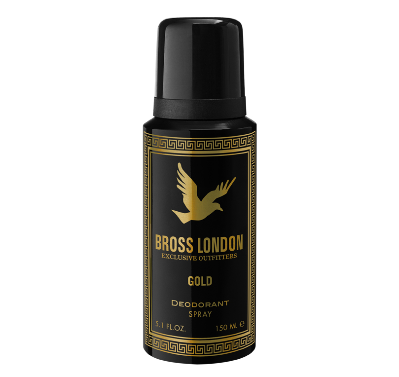 BROSS  LONDON   GOLD-Deo. X 150 ml
