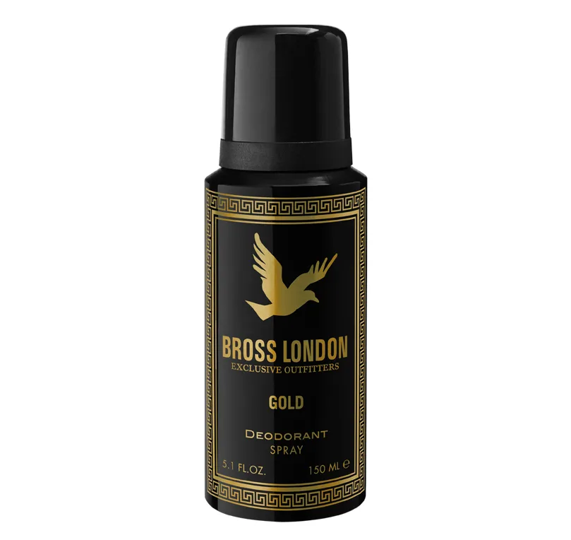BROSS  LONDON   GOLD-Deo. X 150 ml
