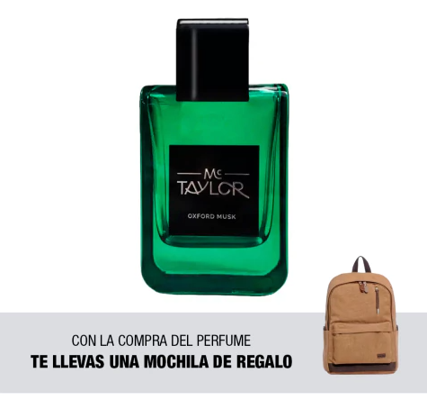 MC TAYLOR OXFORD MUSK EDT 100M + MCTAYLOR MOCHILA  OBS