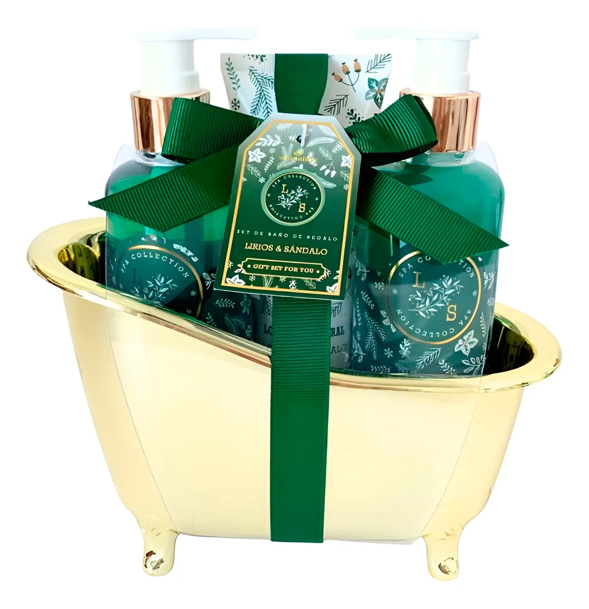 Vitanature Bubble Set Regalo Bañera Gold Lirios Sandalo