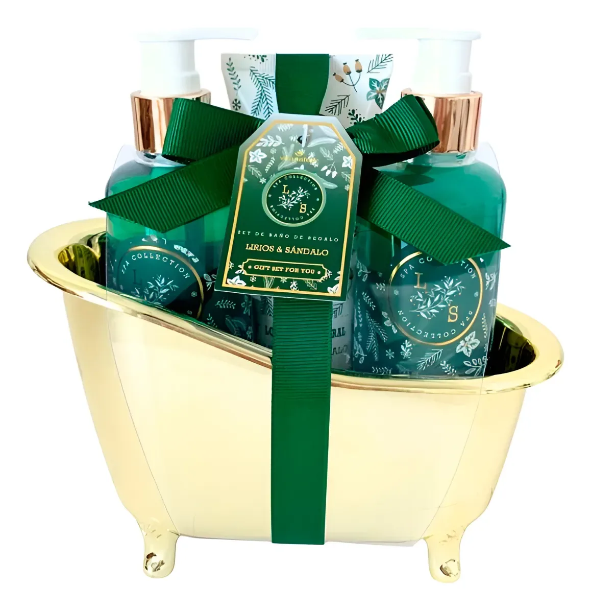Vitanature Bubble Set Regalo Bañera Gold Lirios Sandalo