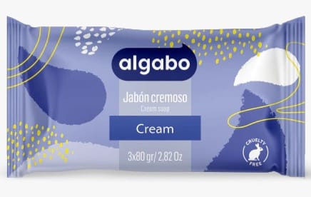 ALGABO JABON DE TOCADOR CREAM PACK 3X80grs.