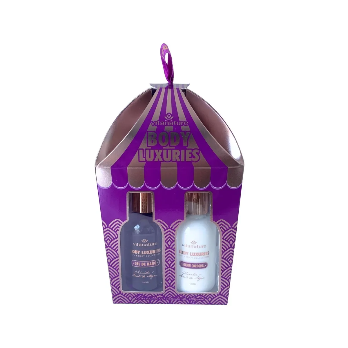 Set de Baño Body Luxuries Vainilla & Aceite de Argán 2 unid