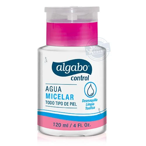 ALGABO AGUA MICELAR C/VALVULA DOSIFICADORA 120 ML