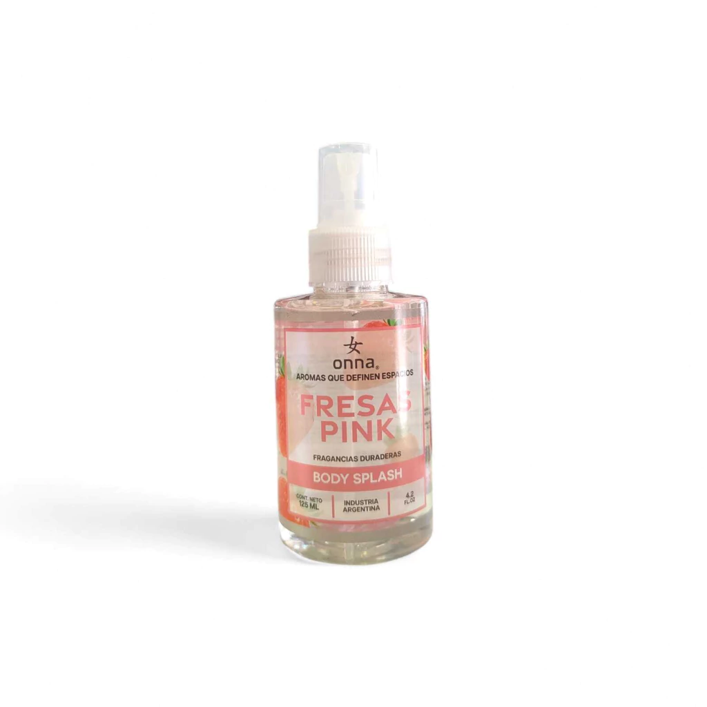 ONNA - BODY SPLASH FRESAS PINK X 125 ML