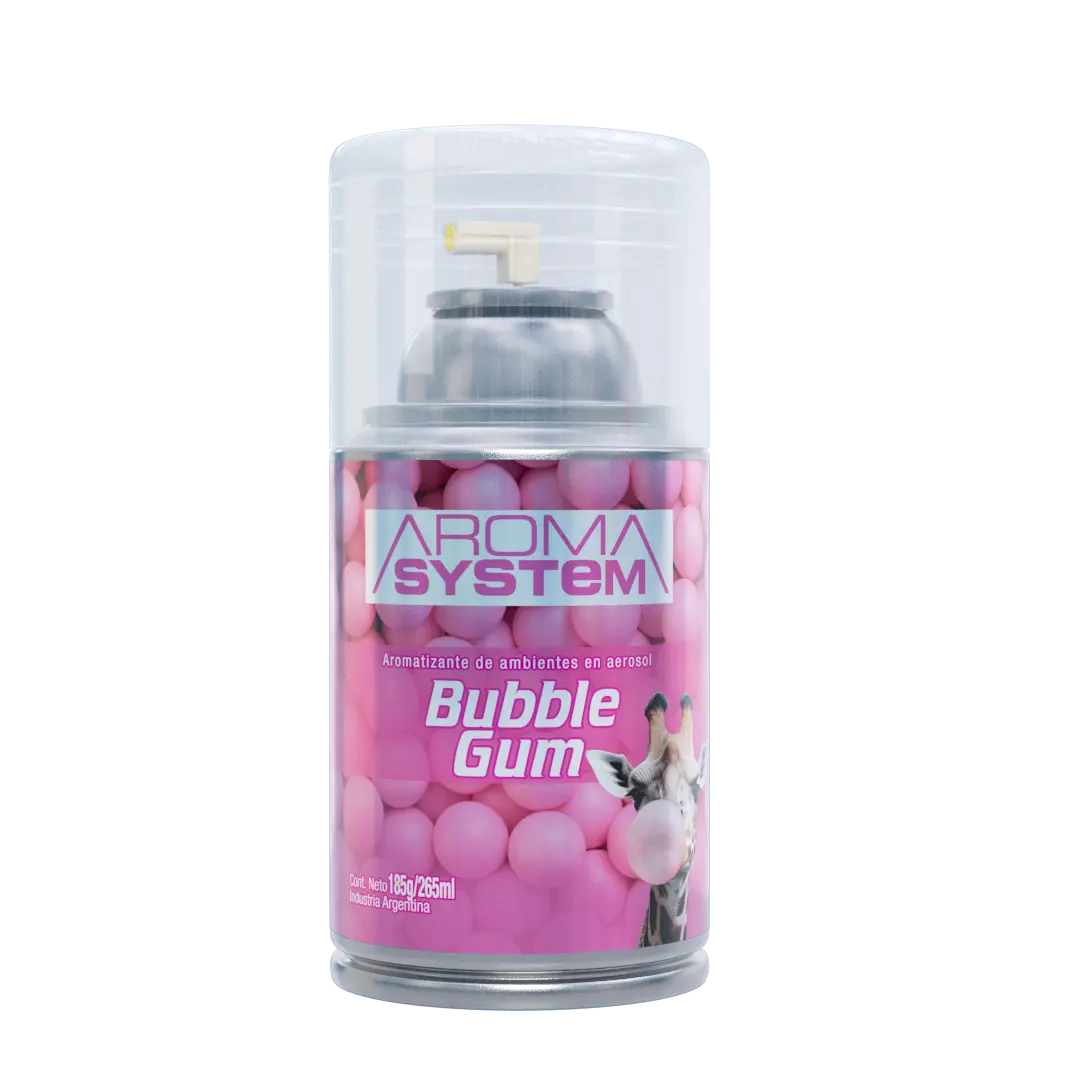 GRUPO AROMASS -  AROMATIZANTE EN AEROSOL AROMA SISTEM - BUBBLEGUM