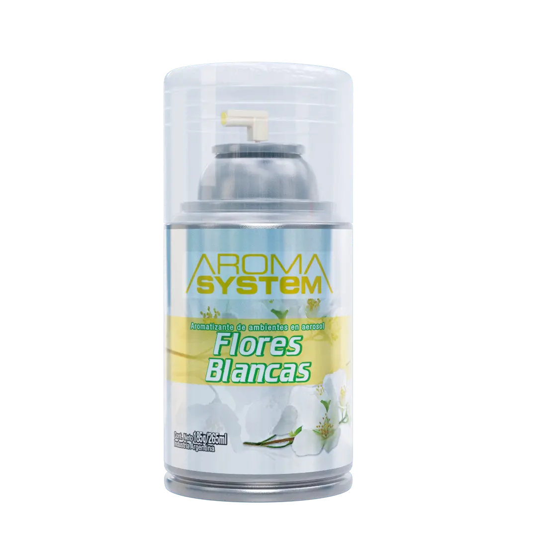 GRUPO AROMASS -  AROMATIZANTE EN AEROSOL AROMA SISTEM - FLORES BLANCAS