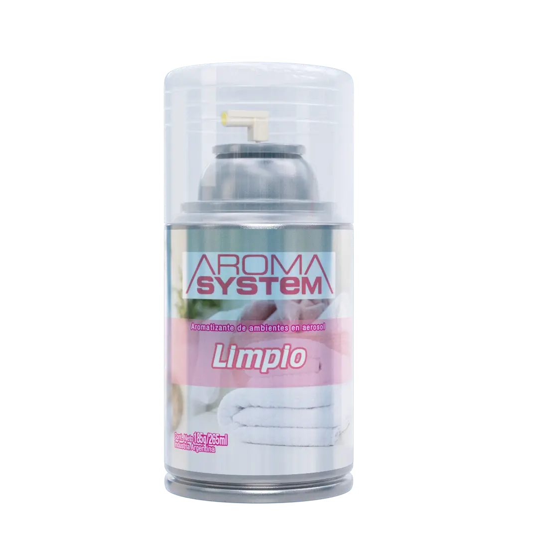 GRUPO AROMASS -  AROMATIZANTE EN AEROSOL AROMA SISTEM - LIMPIO