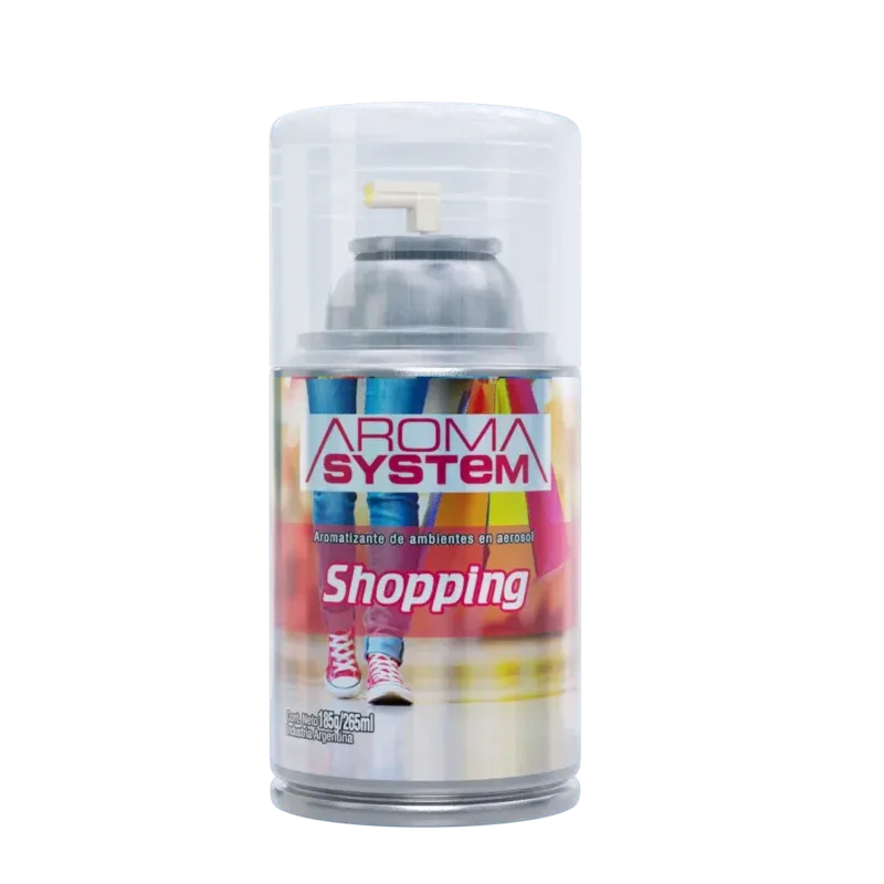 GRUPO AROMASS -  AROMATIZANTE EN AEROSOL AROMA SISTEM - SHOPPING