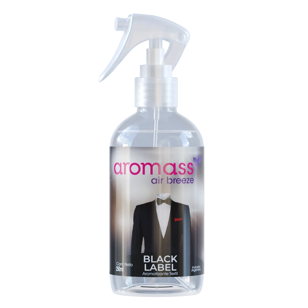 GRUPO AROMASS -  AROMATIZANTE TEXTIL BLACK LABEL 250 ML